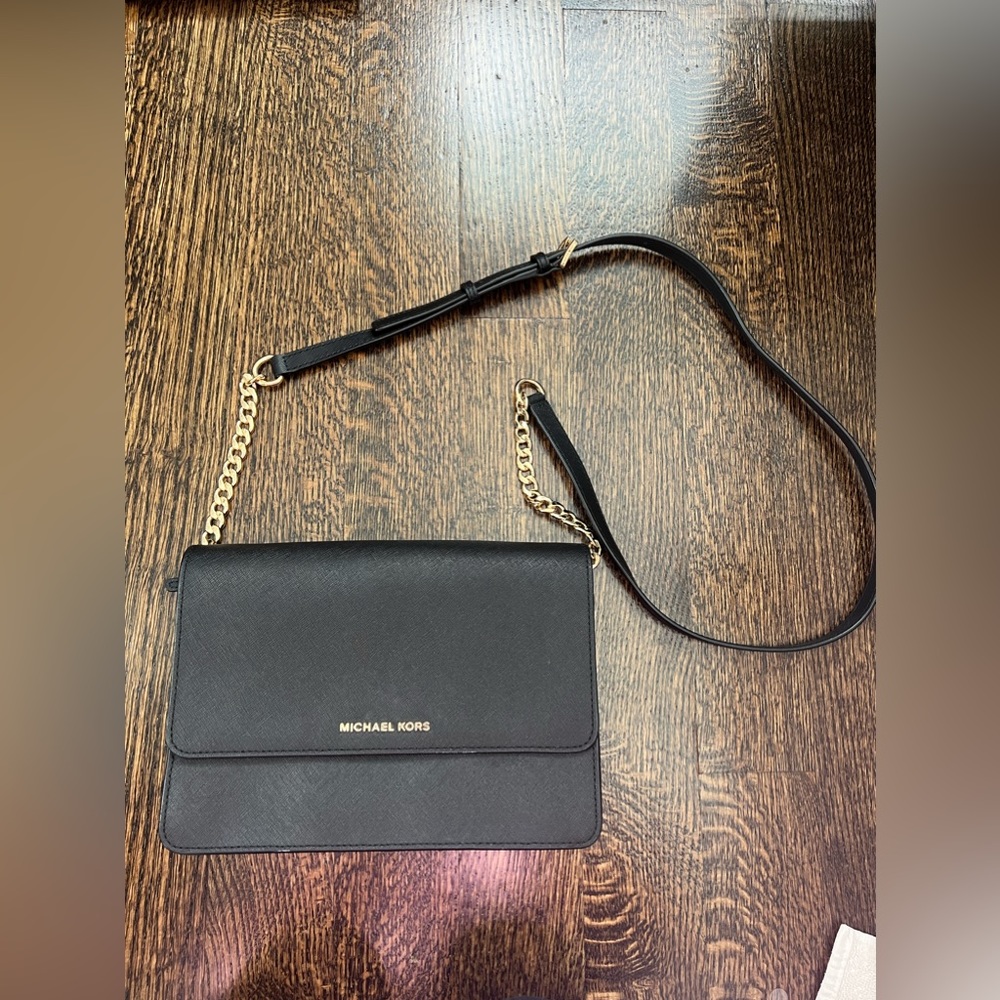 Michael Kors, black cross body bag